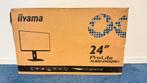 Iiyama XUB2492QSU-B1 Ips 1Ms Monitor Qhd 24” 100Hz, IPS, Ophalen of Verzenden, Zo goed als nieuw, DisplayPort