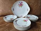 Zeer mooi 13-delig gebaksservies - Jaeger&co - US Zone, Ophalen of Verzenden, Zo goed als nieuw, Overige stijlen, Porselein