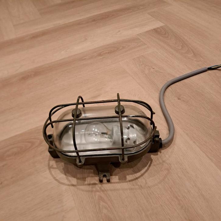 Industria Rotterdam kooilamp Scheepslamp bullylamp, Huis en Inrichting, Lampen | Wandlampen, Gebruikt, Ophalen of Verzenden