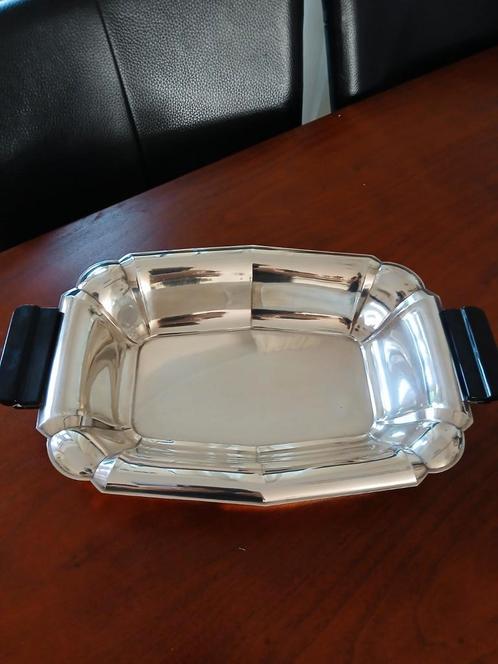 Verzilverde Schaal - Art Deco.  € 45,00 Wellner, Antiek en Kunst, Antiek | Schalen, Ophalen of Verzenden