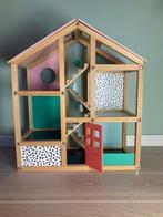 Houten Poppenhuis Hema, Kinderen en Baby's, Speelgoed | Poppenhuizen, Ophalen, Zo goed als nieuw, Poppenhuis