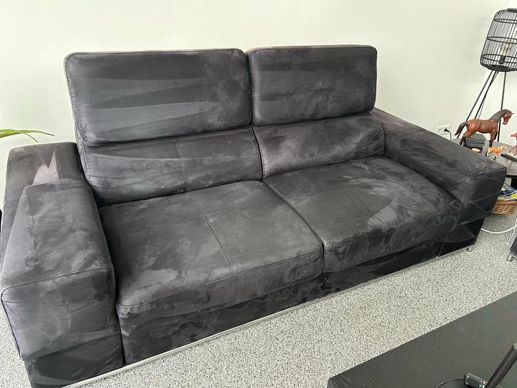 2x 2,5-zits bank MOET WEG voor 16-11, Huis en Inrichting, Banken | Bankstellen, Gebruikt, Rechte bank, Driepersoons, 200 tot 250 cm