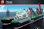 Sluban Allseas Pioneering Spirit, Ophalen of Verzenden, Zo goed als nieuw, Complete set, Lego