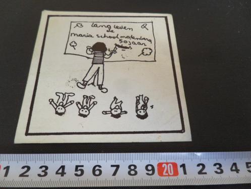 sticker Molenberg Maria School 50 jaar, Verzamelen, Stickers, Zo goed als nieuw, Bedrijf of Vereniging, Ophalen