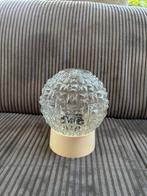 Retro plafondlamp, Huis en Inrichting, Lampen | Plafondlampen, Ophalen of Verzenden, Zo goed als nieuw, Glas