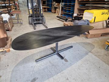 Massief Eiken Eettafel Zwart 280x100 - Showroom Opruiming! beschikbaar voor biedingen