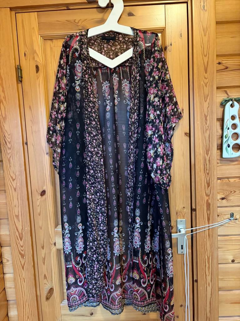 Jurk kan niet dicht doorzichtig strand oto 65 lengte 118, Kleding | Dames, Ophalen of Verzenden, Zo goed als nieuw, Zwart, Jurk