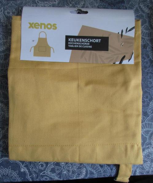 2 x nieuw keukenschort - geel - 68x85 cm à 3,00, Huis en Inrichting, Keuken | Textiel, Nieuw, Schort, Geel, Ophalen of Verzenden
