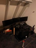 Volledige race simulator, logitech, triple screen, PC, Ophalen, Online, 1 speler, Zo goed als nieuw