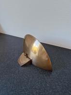 Vintage messing wandlamp art deco 1970s museumlook uplighter, Huis en Inrichting, Lampen | Wandlampen, Ophalen of Verzenden, Zo goed als nieuw