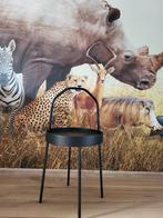 Burvik Tafeltje Ikea zwart, 38 cm, Ophalen, Rechthoekig, Hout, Minder dan 55 cm