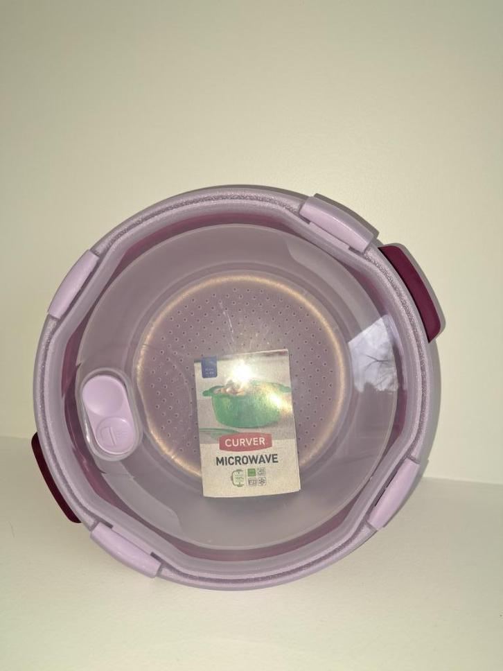 Nieuwe Stomer van Curver voor in de magnetron te koop., Witgoed en Apparatuur, Stoomapparaten, Nieuw, Ophalen of Verzenden