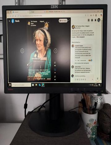 Professionele computermonitor IBM Thinkvision beschikbaar voor biedingen