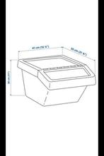 4 Ikea Sortera Afvalbakken Klein met Deksel, Kunststof, Gebruikt, Ophalen of Verzenden, 20 tot 30 liter