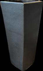 Terracotta Terra cotta bloempot plantenbak 90 cm antraciet, Tuin en Terras, Zo goed als nieuw, Balkon, Aardewerk, Rechthoekig