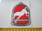 sticker haghorst ponyclub 't schimmeltje, Ophalen, Zo goed als nieuw