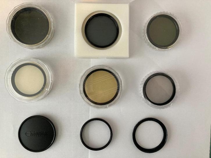 set van zes filters (o.a. circ. Pola) voor fotografie, Audio, Tv en Foto, Fotografie | Filters, Zo goed als nieuw, Polarisatiefilter