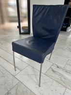 Eetkamer stoelen Charly, Huis en Inrichting, Stoelen, Ophalen, Gebruikt, Blauw, Jan van de Berg