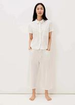 Phase Eight pyjama set off white roze stippen maat 42, Verzenden, Nieuw, Maat 42/44 (L)
