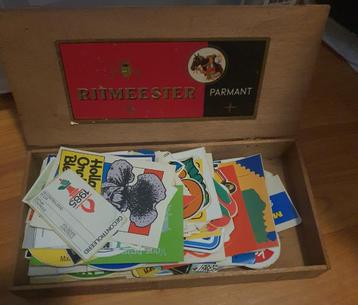 Vintage Stickers Nederlandse Bedrijven Rotterdam & Westland beschikbaar voor biedingen