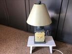 Mooie tafellamp zink ijzer fleur, Ophalen of Verzenden, Minder dan 50 cm
