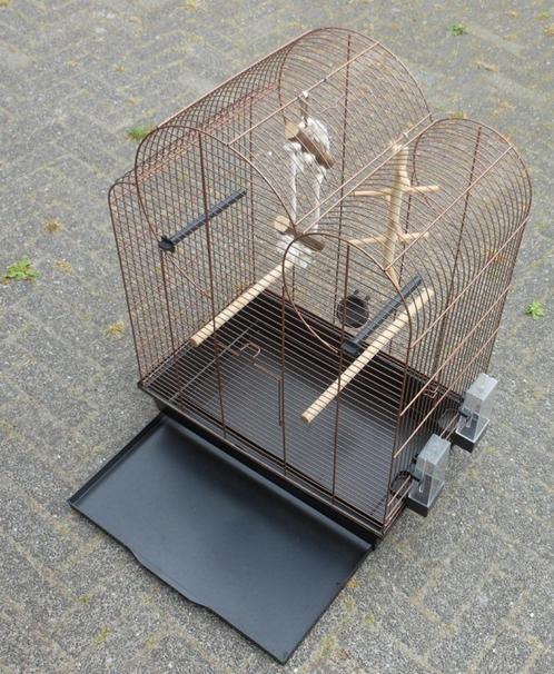 Mooie nagenoeg nieuwe Vogelkooi; merk Flamingo, Dieren en Toebehoren, Vogels | Hokken en Kooien, Nieuw, Vogelkooi, Hout, Ophalen