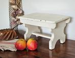 Leuk oud houten voetenbankje / krukje vensterbankje bankje, Ophalen of Verzenden, Hout