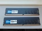 32GB DDR4-2666MHz  (2x16GB kit), Computers en Software, RAM geheugen, 32 GB, DDR4, Ophalen of Verzenden, Zo goed als nieuw