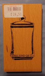 Mariëtte Verhees - Art Stamps - Pot met deksel, Hobby en Vrije tijd, Stempelen, Ophalen of Verzenden, Nieuw, Houten stempel