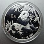 China, Panda 2007 - 1 Oz. puur zilver, Ophalen of Verzenden, Oost-Azië, Losse munt, Zilver
