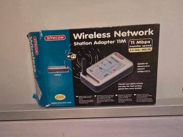 Sitecom Wireless Network Station Adapter 11M - Nieuw beschikbaar voor biedingen