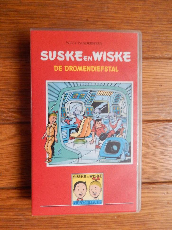 Suske en Wiske VHS (4x), Cd's en Dvd's, VHS | Kinderen en Jeugd, Zo goed als nieuw, Tekenfilms en Animatie, Tekenfilm, Alle leeftijden