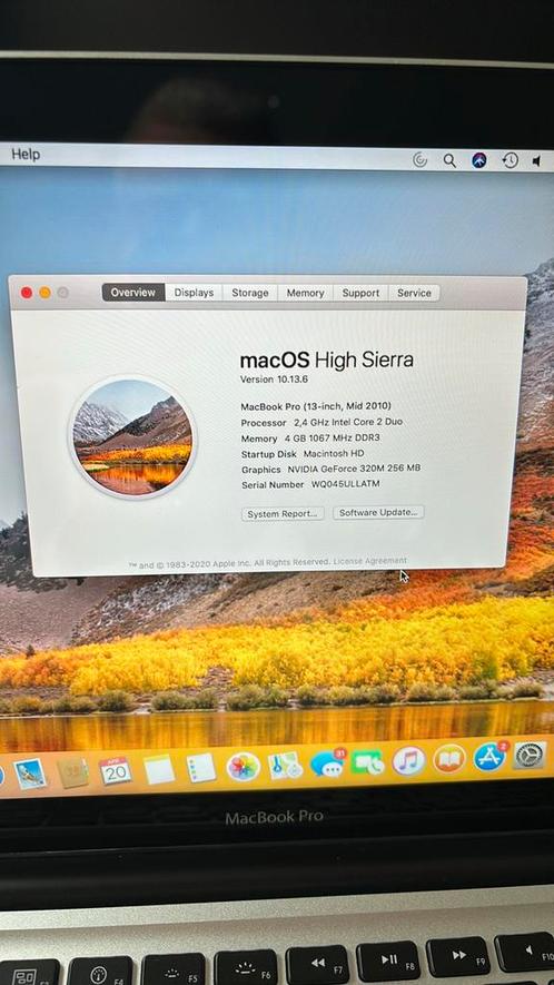 MacBook Pro 13-inch A1278 (Mid 2010) - Gebruikt, Computers en Software, Apple Macbooks, Gebruikt, MacBook Pro, 13 inch, 2 tot 3 Ghz