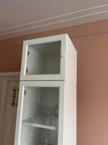 IKEA BILLY Bovendeel met OXBERG Vitrinedeur - afbeelding 4