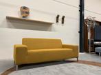 Nieuw Gelderland 6511 Bank 2,5 zits geel Honey stof Design, 75 tot 100 cm, Ophalen of Verzenden, Rechte bank, Gelderland