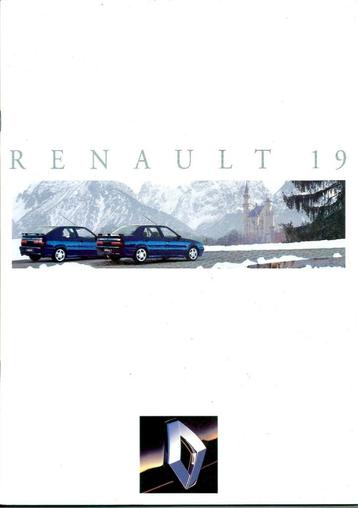 Brochure Renault 19 1992 beschikbaar voor biedingen