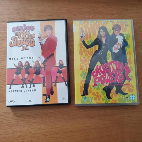 Austin Powers 1 & 2 (International Man of Mystery + Spy), Cd's en Dvd's, Dvd's | Komedie, Zo goed als nieuw, Actiekomedie, Ophalen of Verzenden