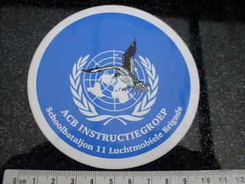 sticker schoolbataljon 11 luchtmobiele brigade acb instructi beschikbaar voor biedingen