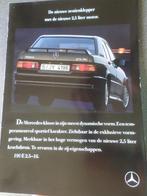 Mercedes 190E 2.5 16v 1988 1989 Brochure, Boeken, Auto's | Folders en Tijdschriften, Verzenden, Zo goed als nieuw, Mercedes
