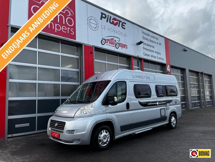 Roller Team Livingstone 2 600 Dwarsbed, Buscamper, Caravans en Kamperen, Campers, Bedrijf, tot en met 3, Buscamper of Camperbus