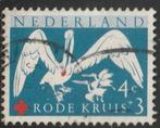 Nederland 1957 695 Rode Kruis 4c, Gest, Postzegels en Munten, Postzegels | Nederland, Ophalen of Verzenden, Na 1940, Gestempeld