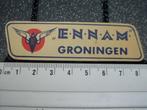sticker ennam groningen logo, Verzenden, Zo goed als nieuw, Bedrijf of Vereniging