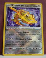 Radiant Steelix Holo 124-196 Lost Origin Pokémon Kaart, Verzenden, Nieuw, Losse kaart