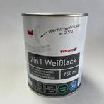 Toom 2 in 1 Verf Lak Binnen Buiten Wit Extra Mat 750ml, Wit, Toom, Nieuw, Toom