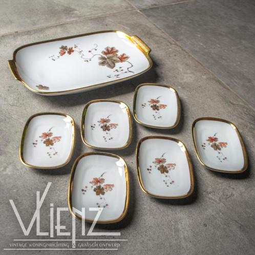 Vintage, retro Bavaria petit four schaaltjes schalen Bavaria, Antiek en Kunst, Antiek | Schalen, Ophalen of Verzenden