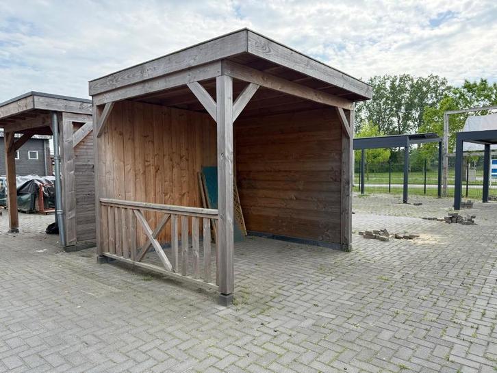 Douglas geschaafd overkapping - 300 x 300 cm | Showmodel!, Tuin en Terras, Overkappingen, Zo goed als nieuw, Veranda, Ophalen