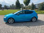 Seat Leon 1.8 TSI 240pk+ Dsg-7 Pano Stage2 BJ 2015 Blauw, Auto's, 1227 kg, 4 cilinders, Origineel Nederlands, Particulier