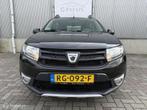 Dacia Sandero 0.9 TCe Stepway Lauréate 2015 / Airco / Navig, Voorwielaandrijving, 898 cc, Euro 6, Zwart