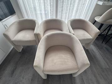 Japandi eetstoelen (4 stuks)