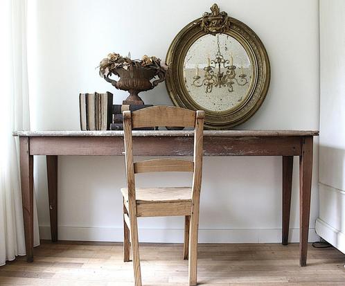 OPTIE  Oude Brocante Sidetable Smalle Tafel Wandtafel, Antiek en Kunst, Antiek | Meubels | Tafels, Ophalen